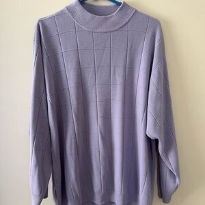 dressbarn Crewneck Sweater in Light Purple